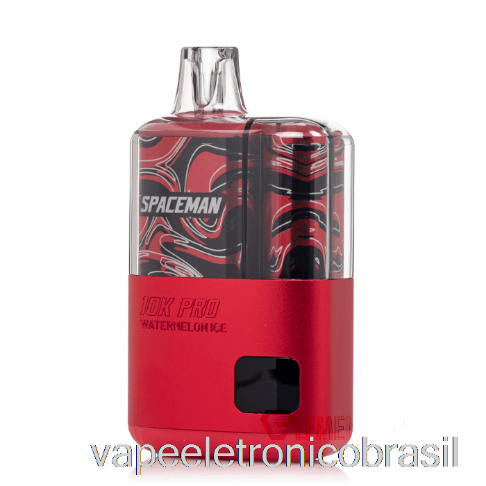 Vape Eletrônico Spaceman 10k Pro Descartável Melancia Gelo